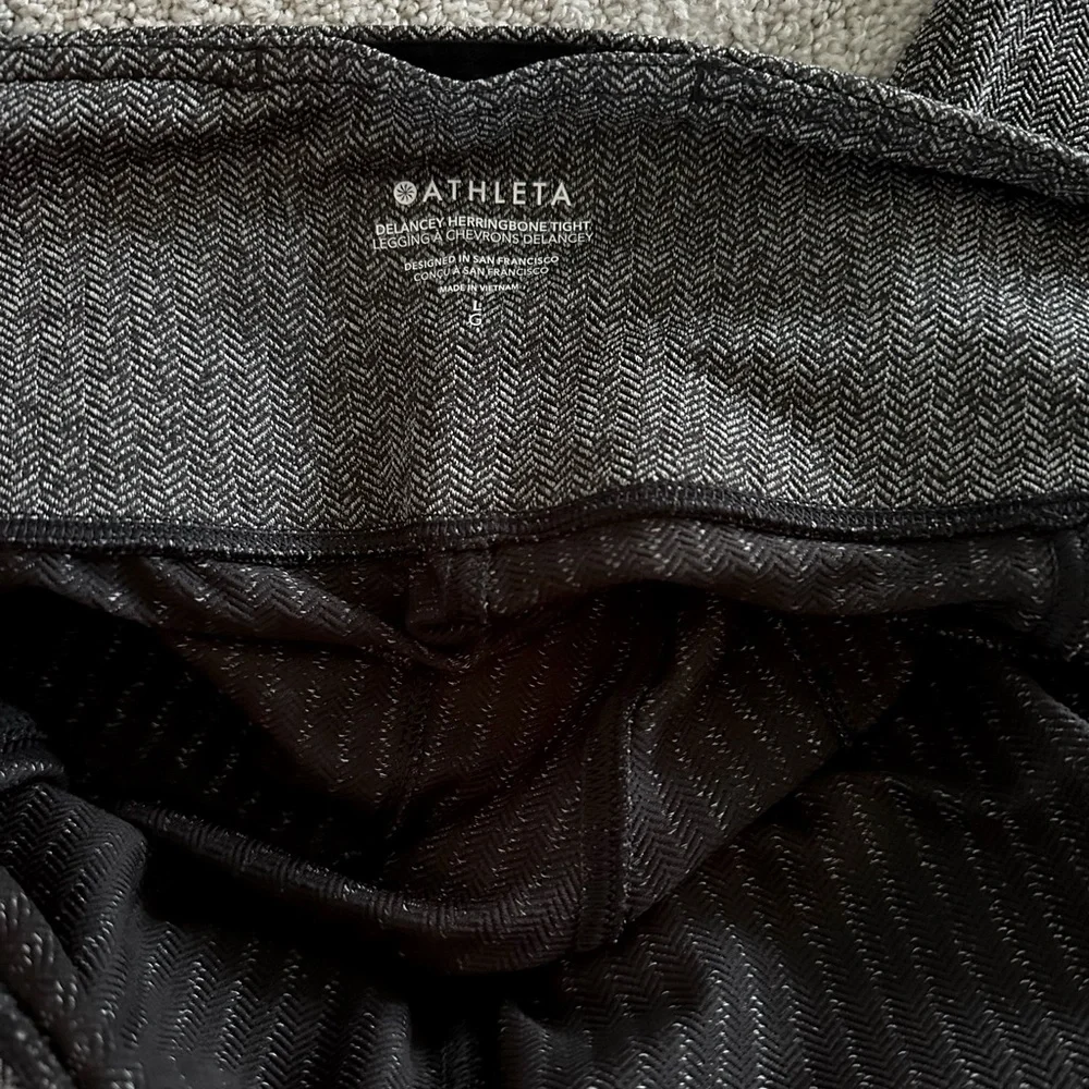 Athleta Delancey Herringbone Leggings (L) - Picture 10 of 11